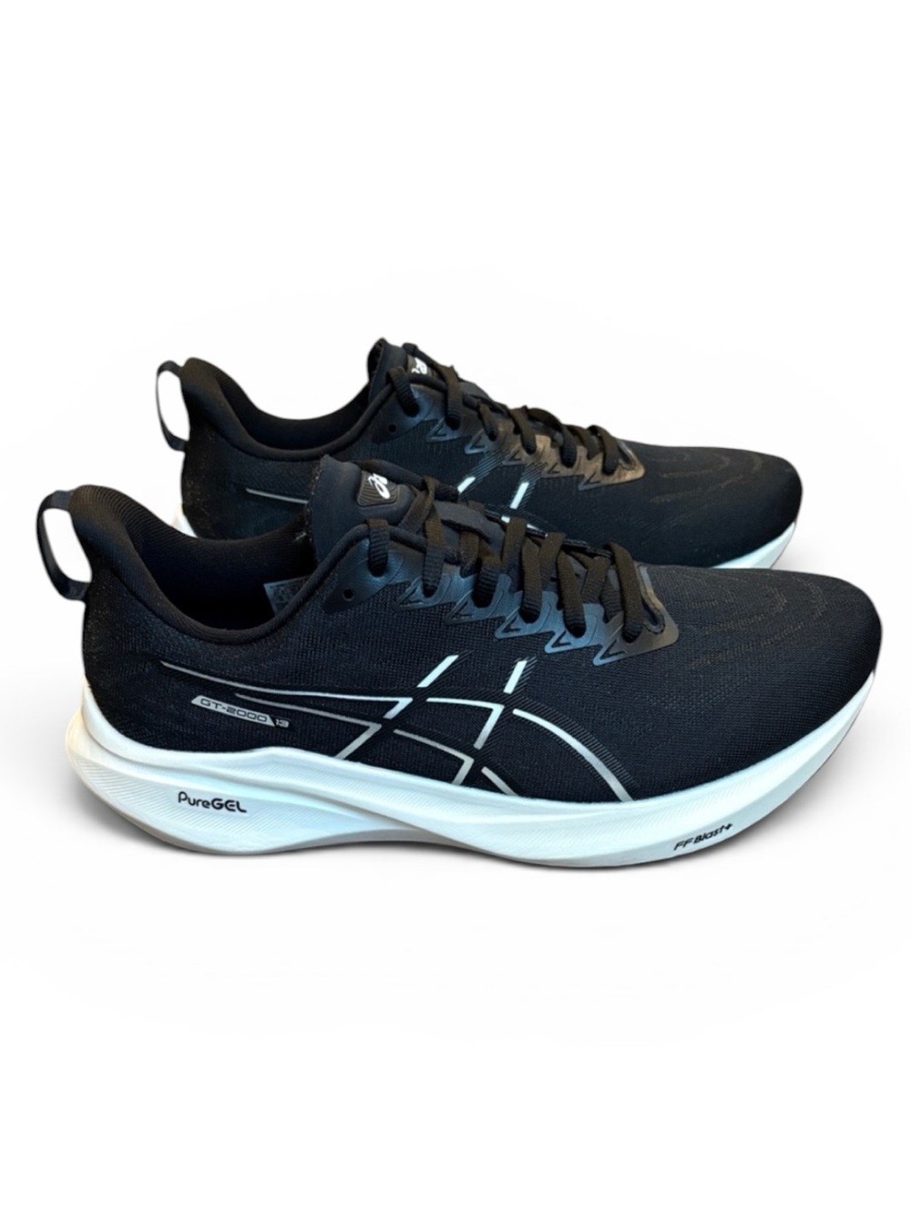 ASICS GT-2000 13 Running Shoes Men’s 9W WIDE Black & White Athletic